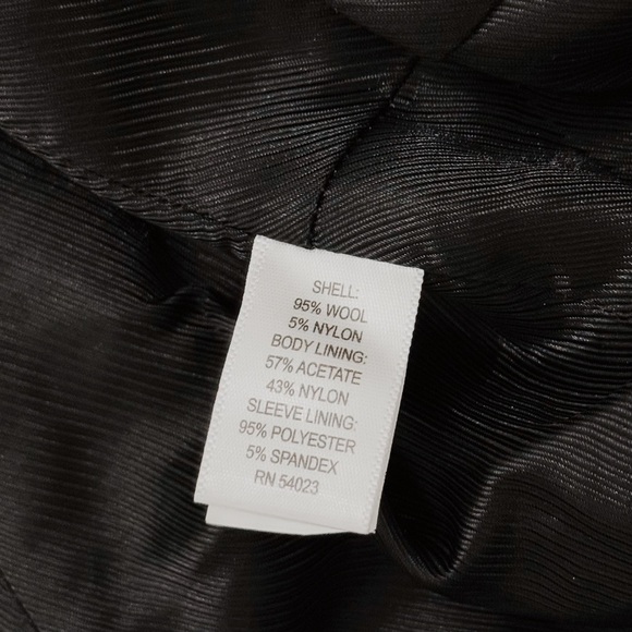 Banana Republic Italian Wool Bouclé Moto Jacket Tweed Coat - Picture 17 of 17